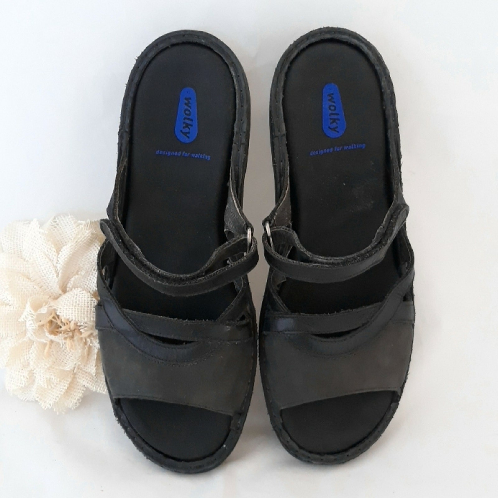 Wolky Orthodic Naot Leather Walking Sandals