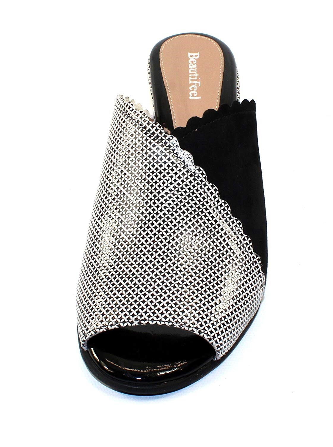 Beautifeel 235058 Women’s Cleo In Nude/Black Pixel Printed Suede – Size 36 M