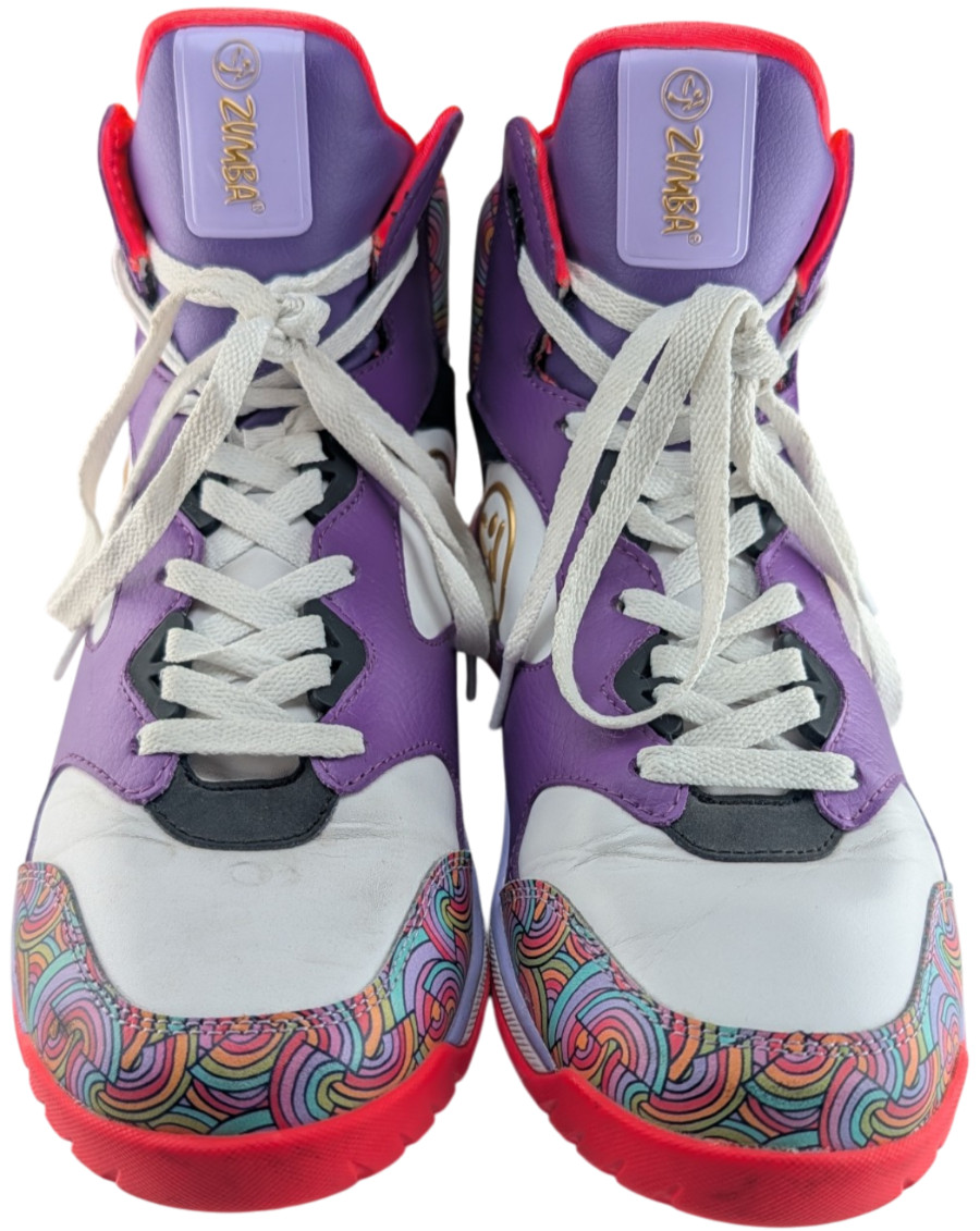 Zumba Energy Boom HJC Sneakers Womens 11 EUR 43 Purple Red Multi A1F00100-LVND