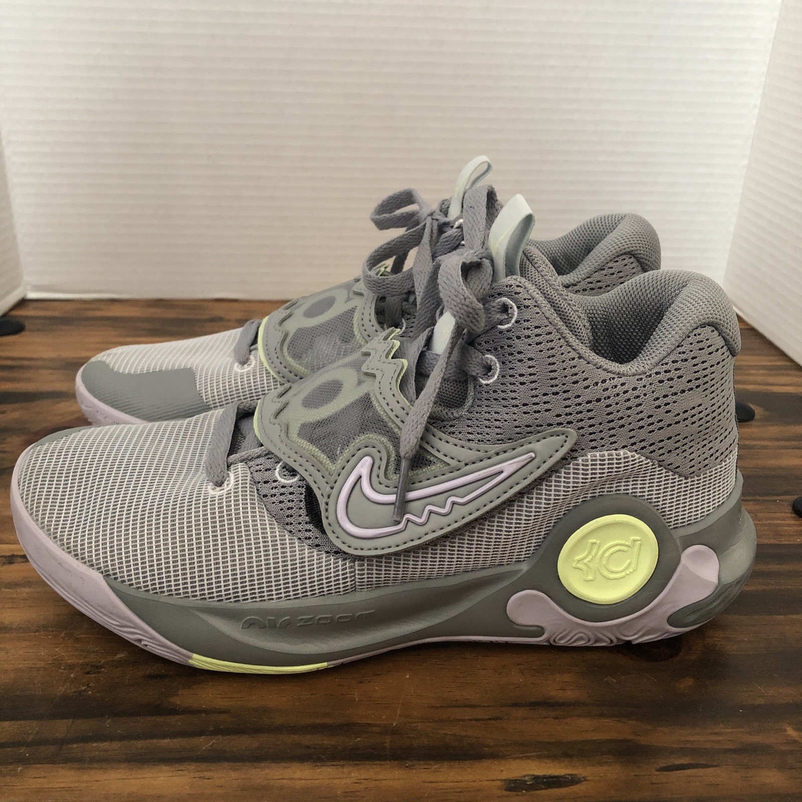 Nike Mens KD Trey 5 X Basketball Shoes DD9538 012 Particle/Football Grey Sz 7.5