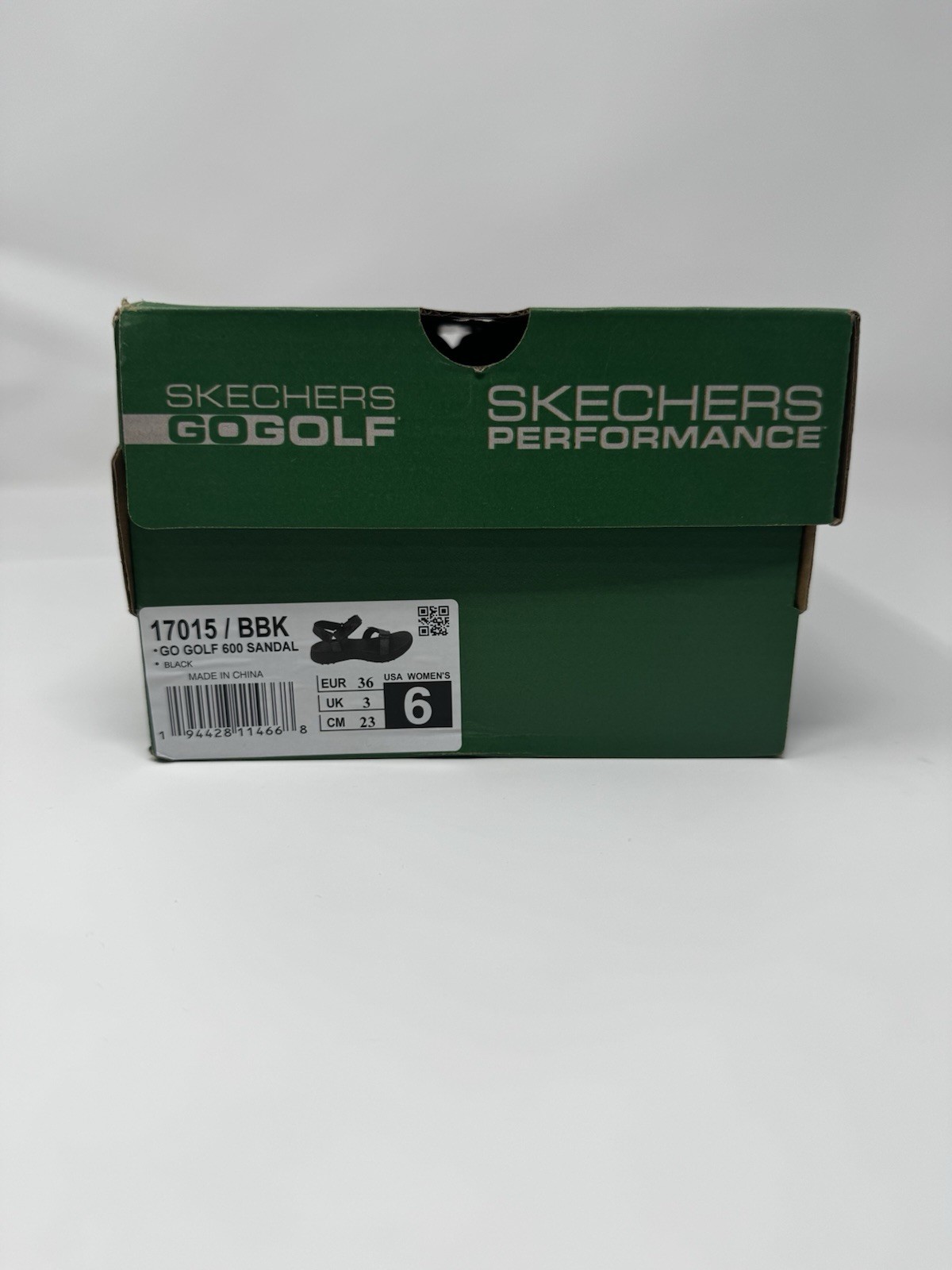 Skechers Go Golf 600 Sandals Women’s Size 6 Black Spikeless Adjustable Strappy