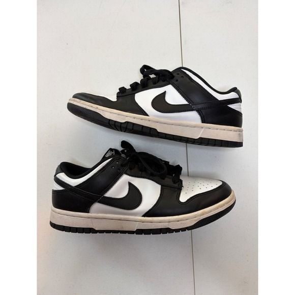 Nike Dunk Low Panda Womens 8 Black White Sneakers DD1503-101