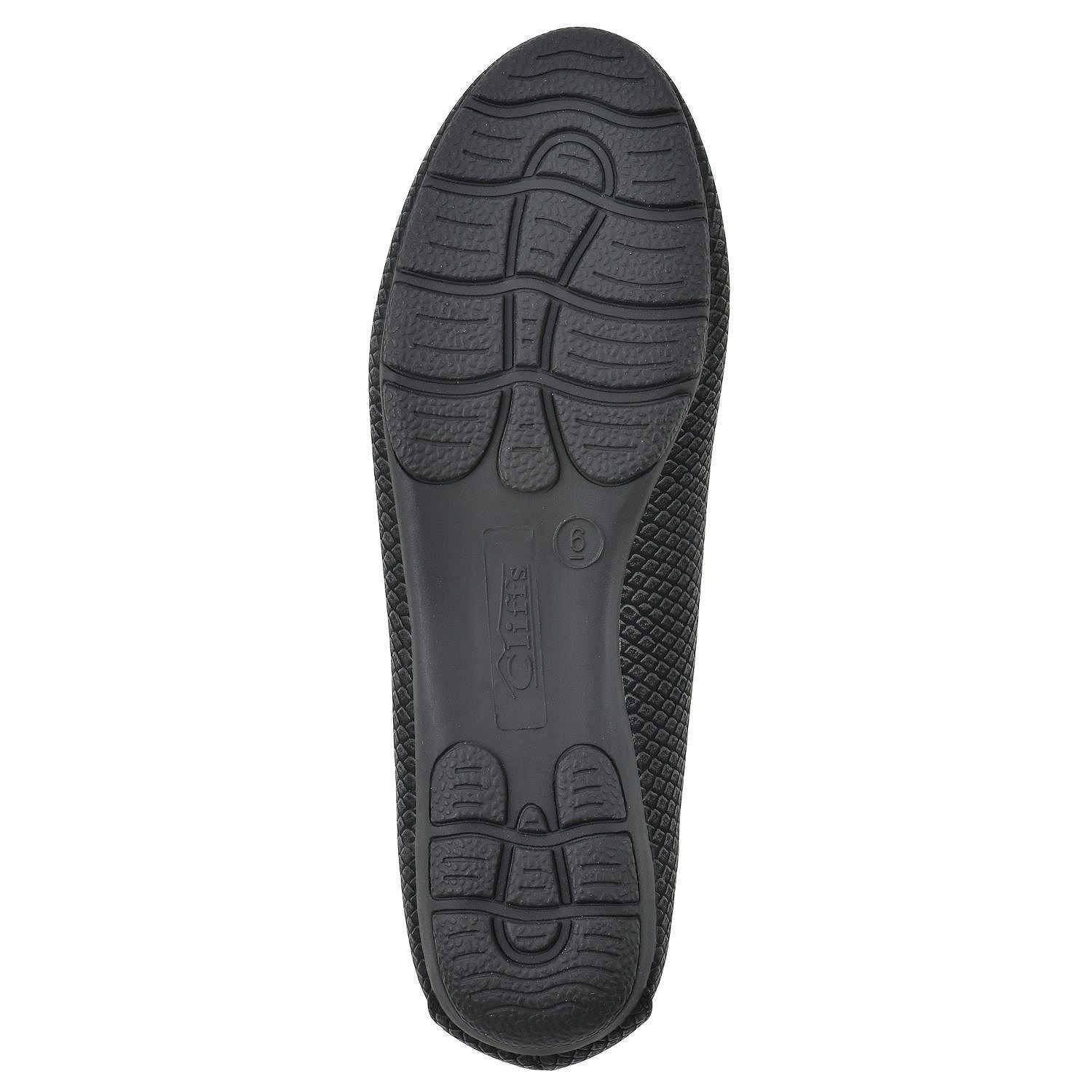 Cliffs by White Mountain Gracefully Flats Women’s Size 7 Black Print Slip On