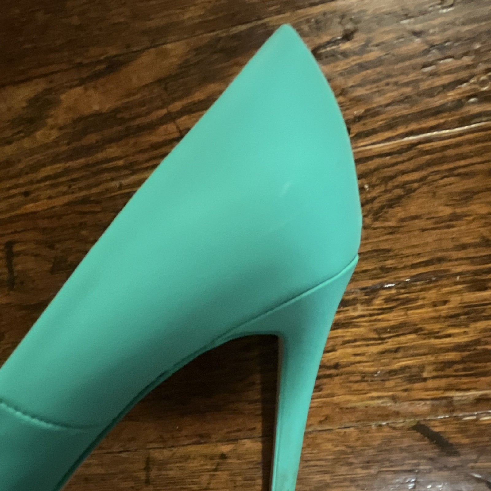 Mix No. 6 Women’s Green Pointed Toe Stiletto Slip-On Pumps Size 8