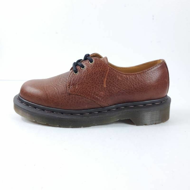 Dr. Martens Unisex 3 Eye Oxfords Comfort Shoes Brown Lace Up Low Top M 4 W 5 New