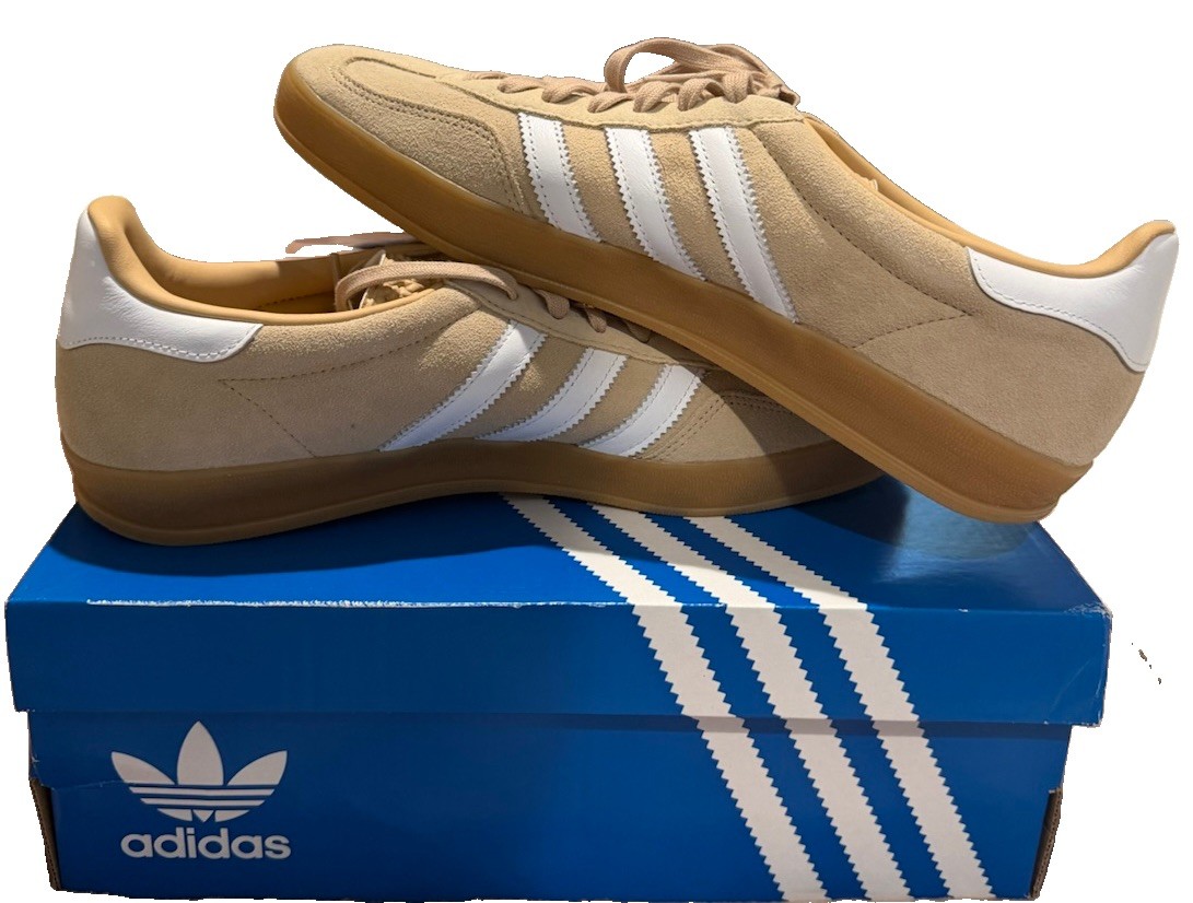Adidas Gazelle Indoor W IH5482 Magic Beige White Gum Women’s Size 11 NEW