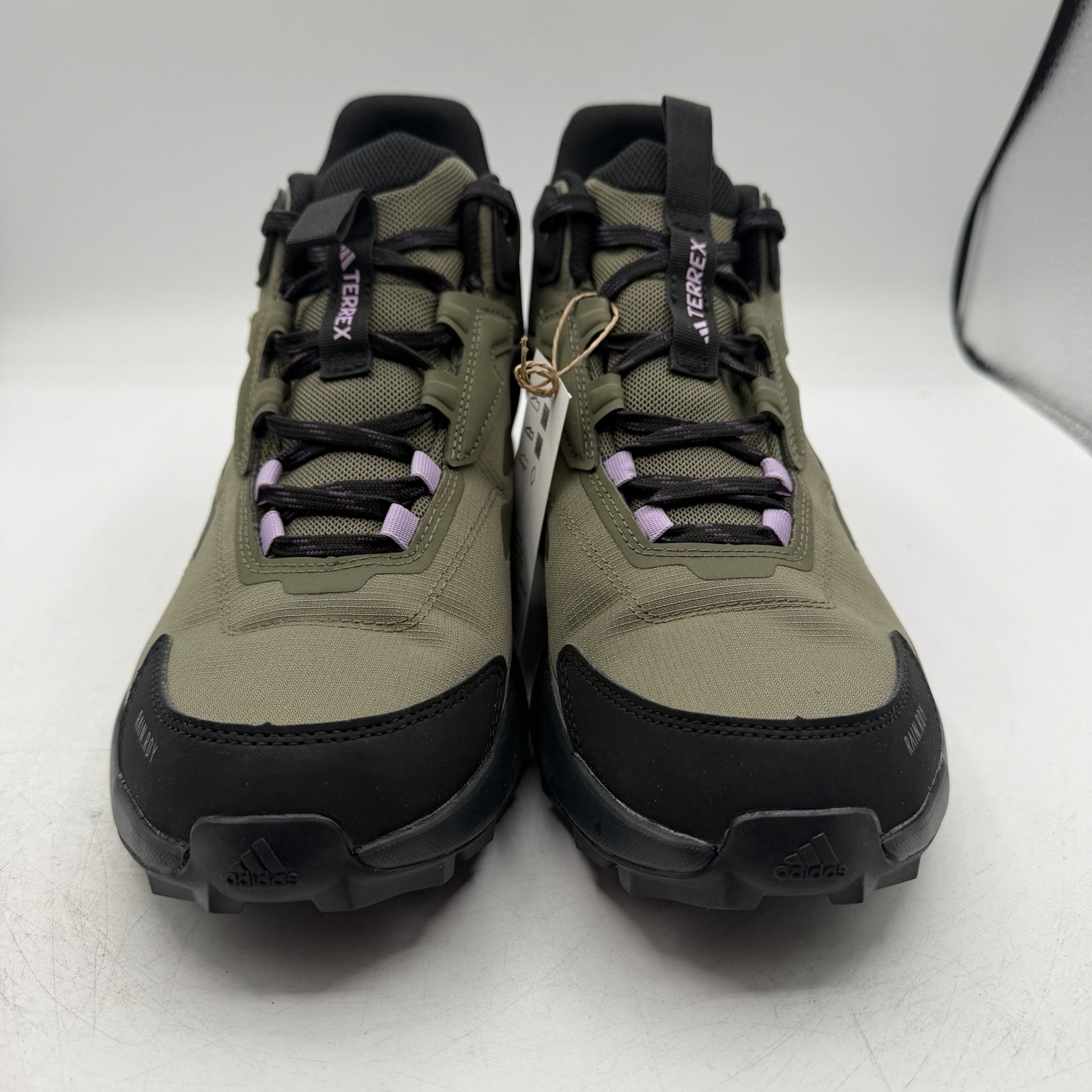 Adidas Terrex Anylander Mid Rain.Rdy Hiking Boots Womens Sz 9 Olive Green JQ9965