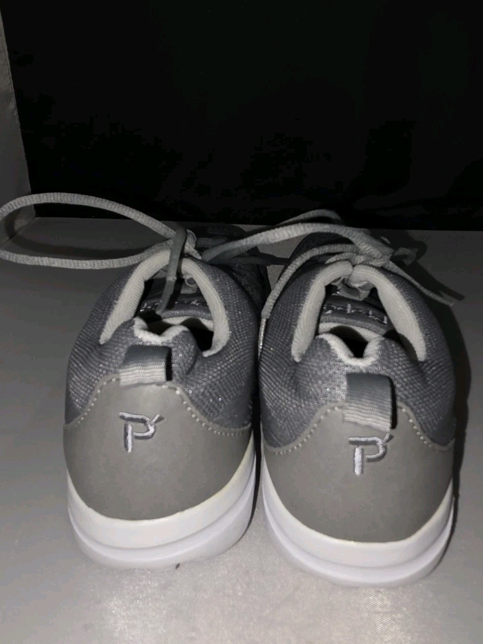 Propet TravelActiv Shoes Womens Size 8 M Silver W5102 Walking Mesh