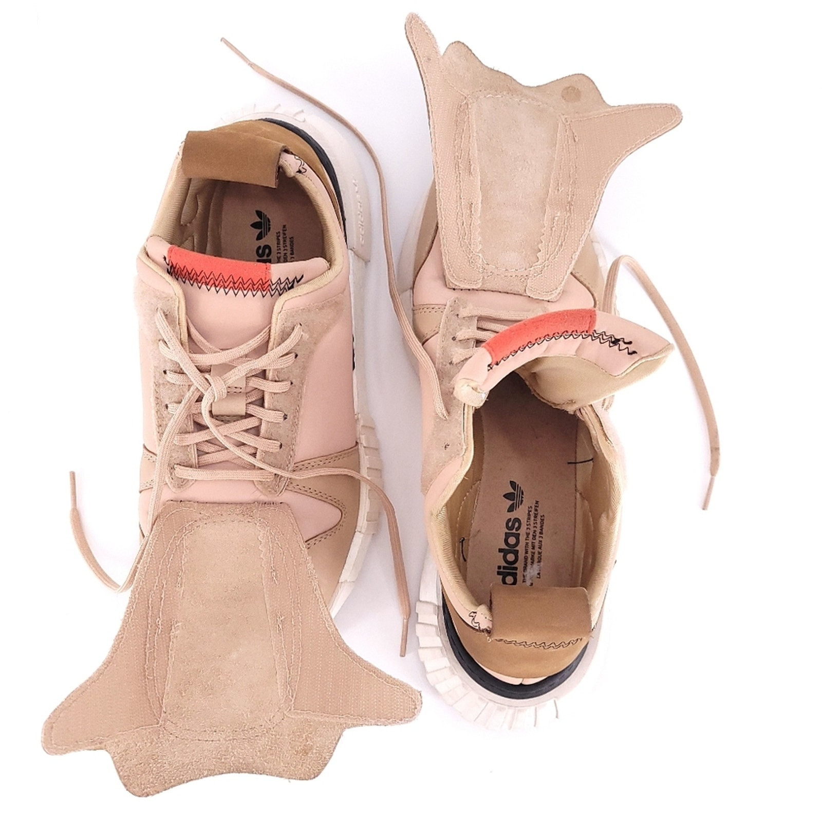 Adidas Pale Nude Black Lifestyle Sneakers BD7914 Futurepacer Size 9.5