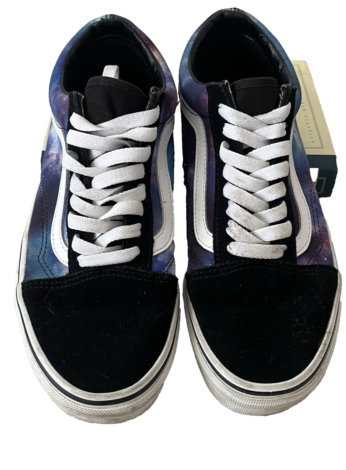 Vans Old Skool Galaxy Black White Suede Skate Sneakers Men’s 6.5 Women’s 8