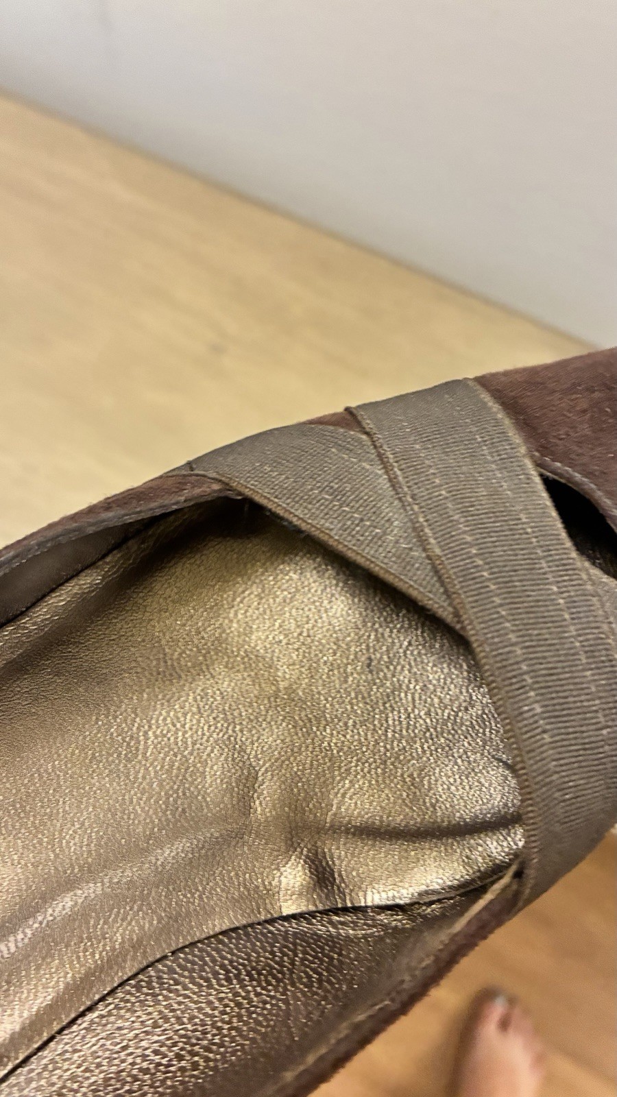 Stuart Weitzman Women’s Brown Suede Pumps 8B non slip