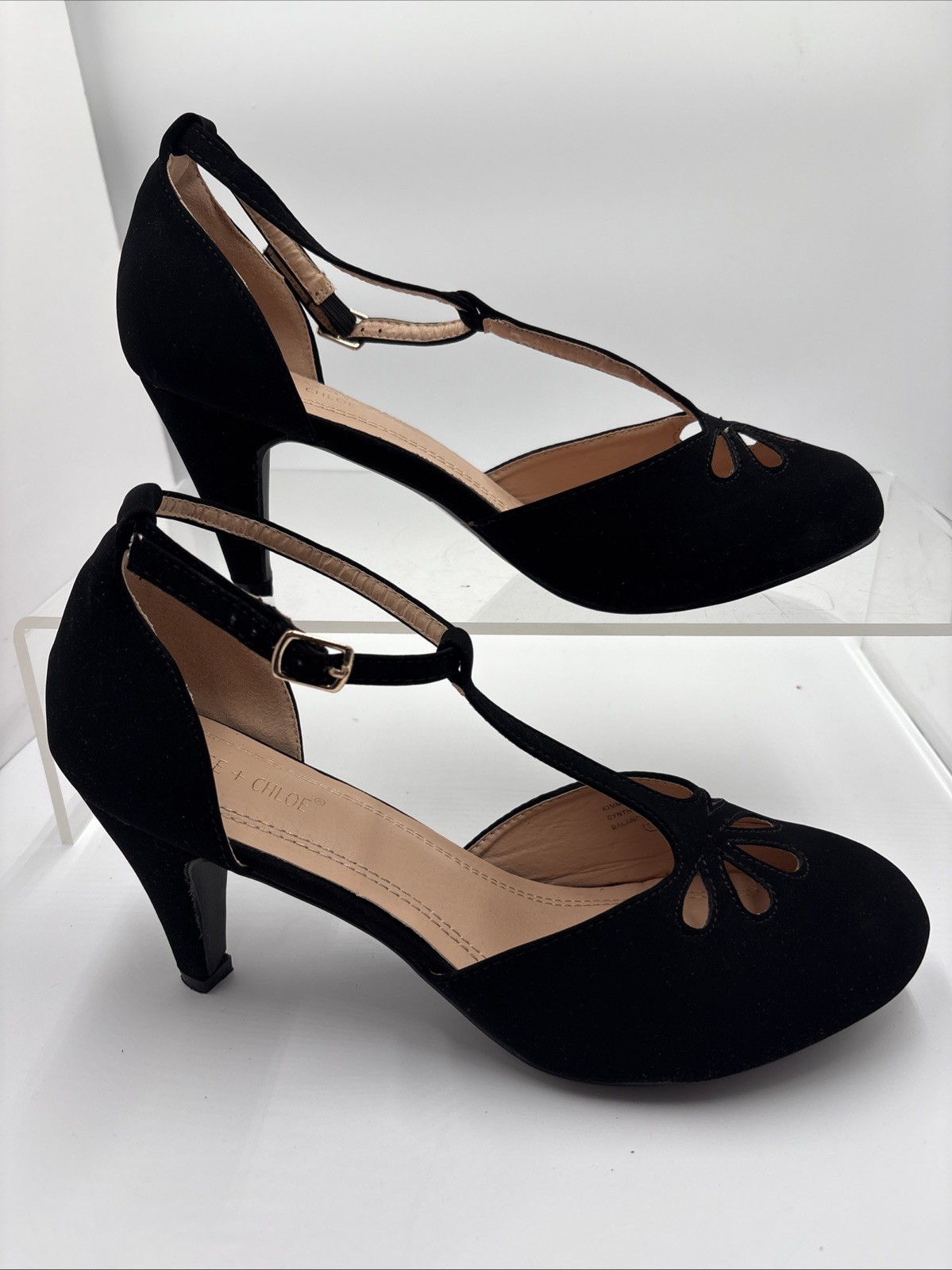 Chase & Chloe Womens Kimmy-36 Pumps Shoes Black With Box
