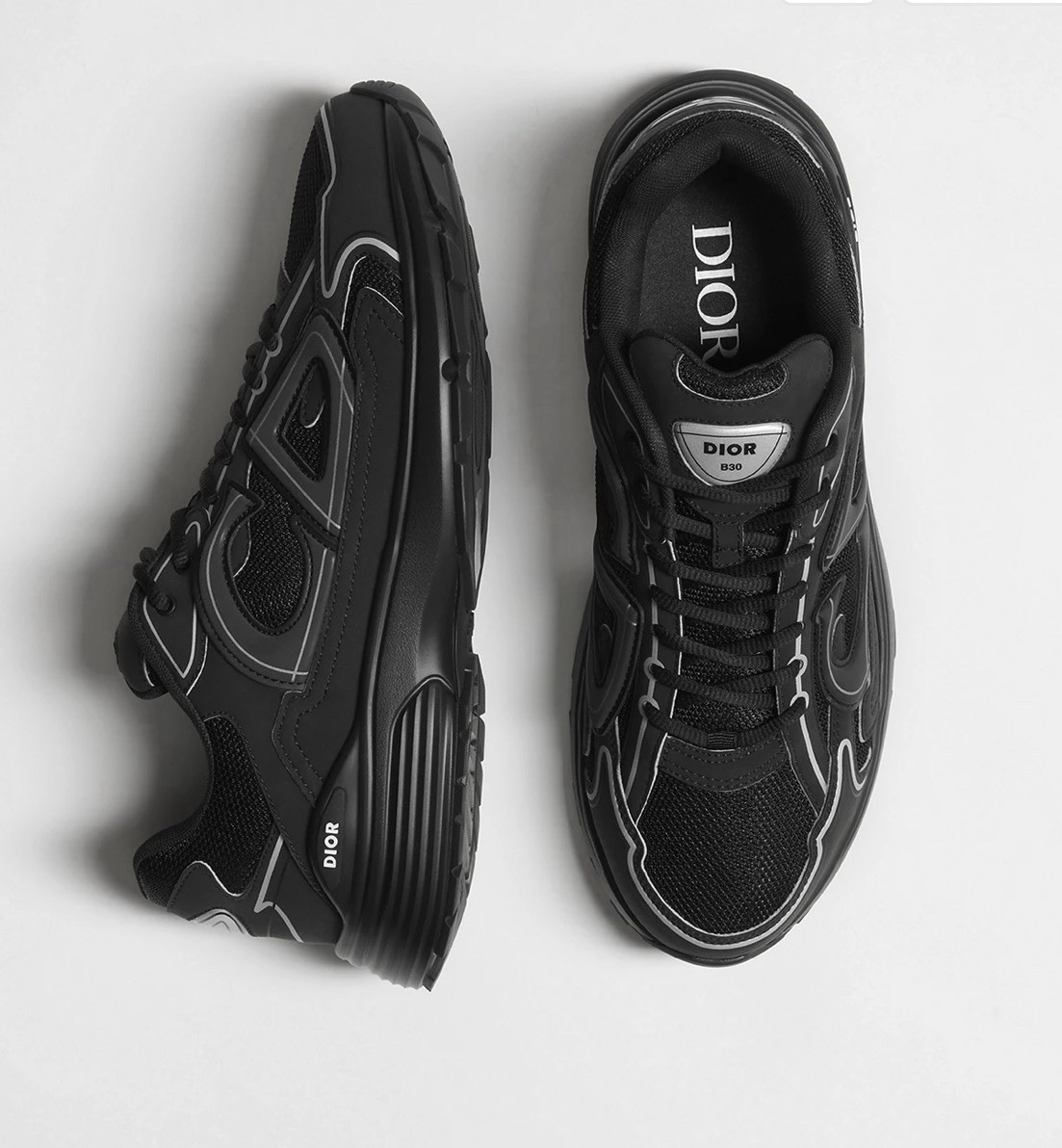 Christian Dior B30 Black Shoes Size 9