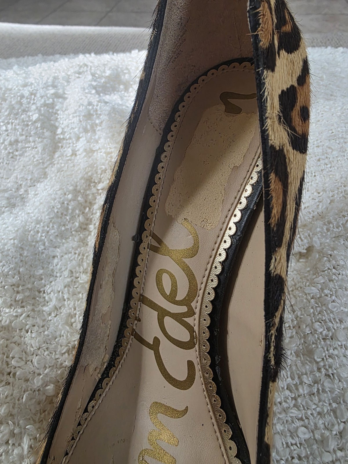 Sam Edelman leopard Print Size 9 Stilletto Heels See Photos And Description