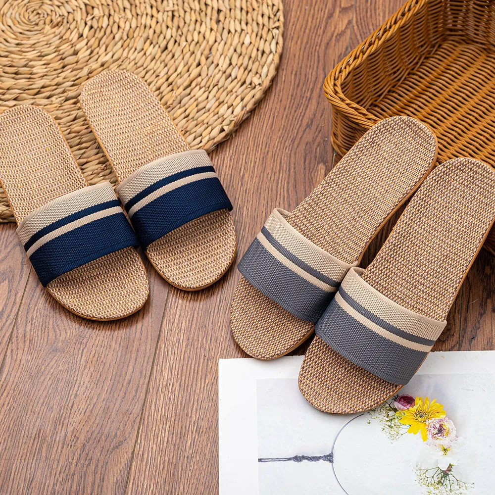 Summer Women Slippers Anti-Slip Home Slippers Lightweight Shoes Women Indoor Lin