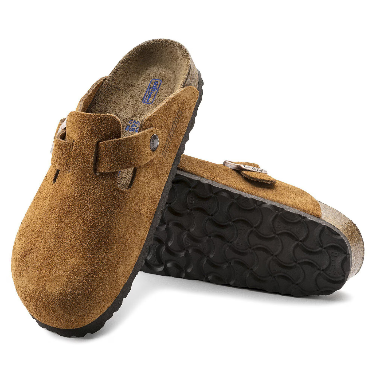 Birkenstock Boston Mink Soft Footbed Clogs Suede Unisex Shoes Size US 6-12