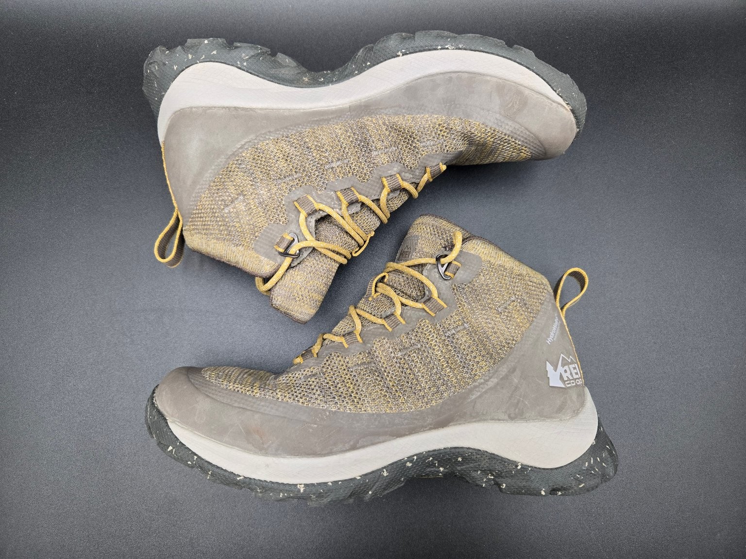 Rei Co Op Boots Womens 8 Flash Hiking Waterproof Olive Bark Moss
