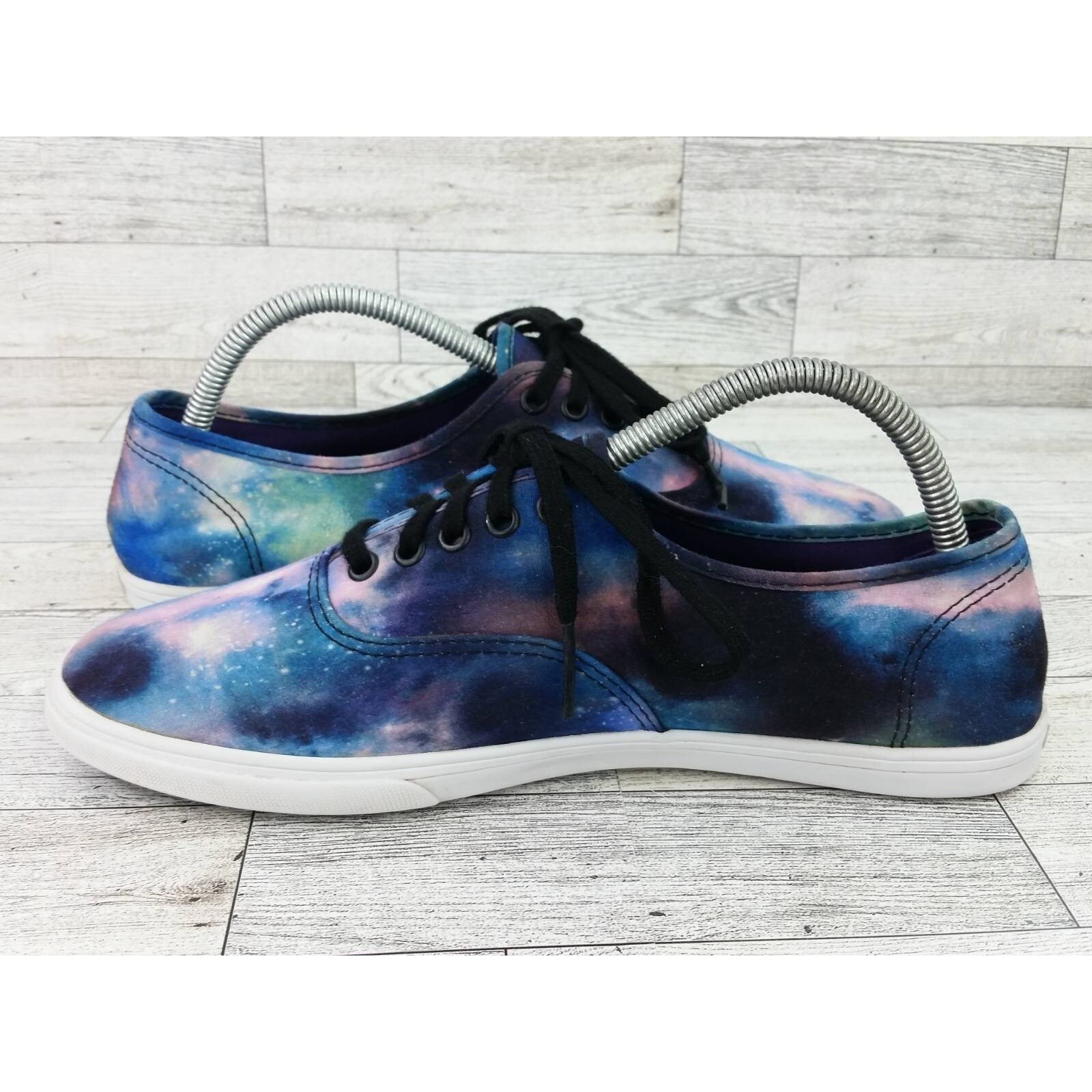 Vans Unisex Adults Cosmic Space Galaxy Sneaker Shoes Purple TB4R Lace Up M8 W9.5