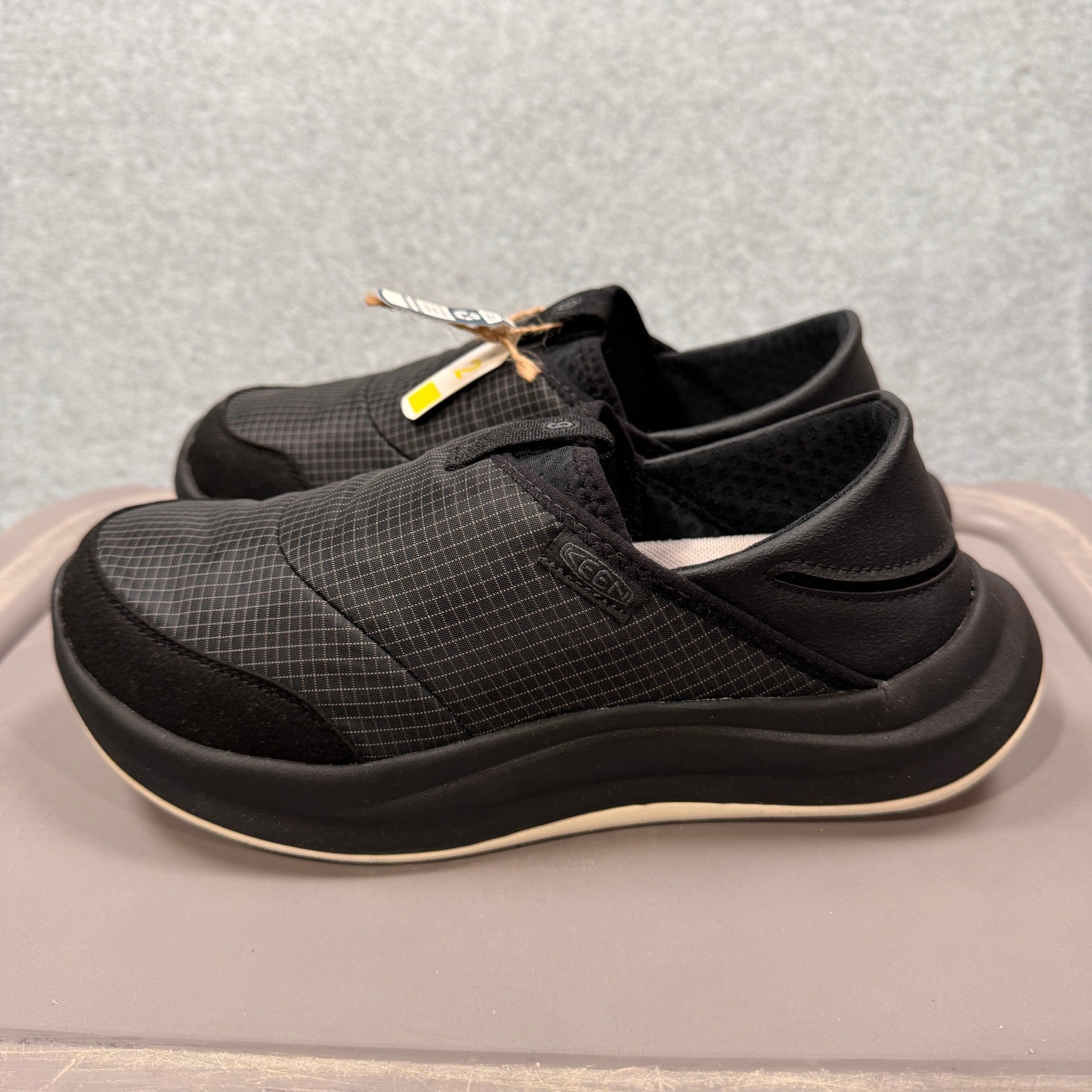 KEEN Shoes Womens Size 7 Black Whyser Recycled Slip On 1031151 NEW without Box
