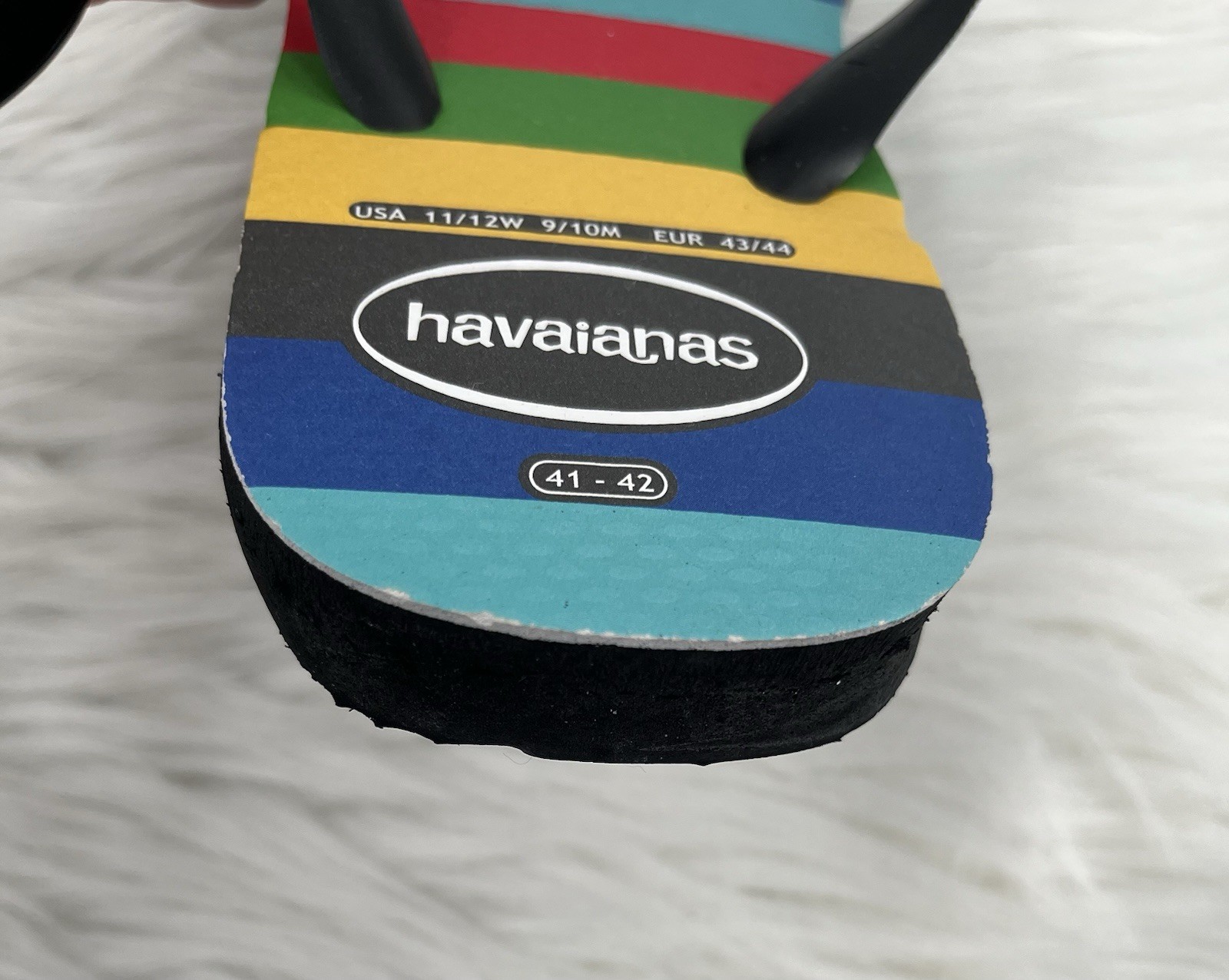 Havaianas Disney Mickey Mouse Flip Flops Unisex Womens 11/12 Mens 9/10 Sandals