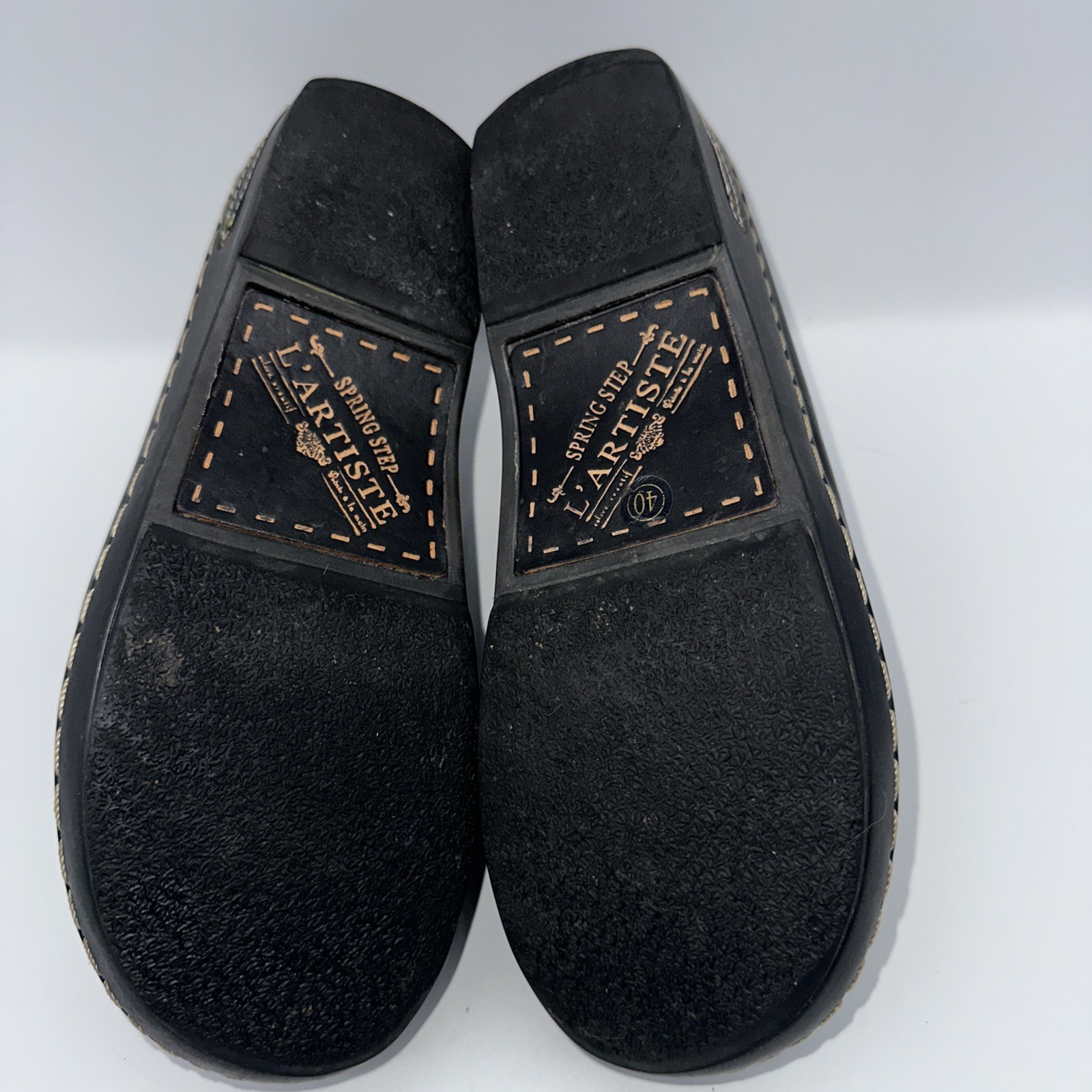 Spring Step L’Artiste Chino Clogs in Black Sz EU 40 US Sz 9