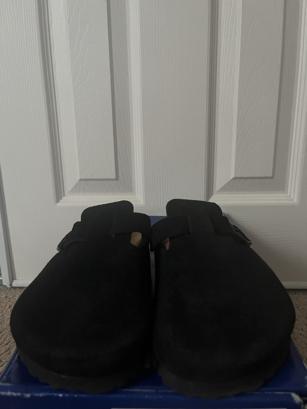 Black Birkenstock clogs, Size US 5
