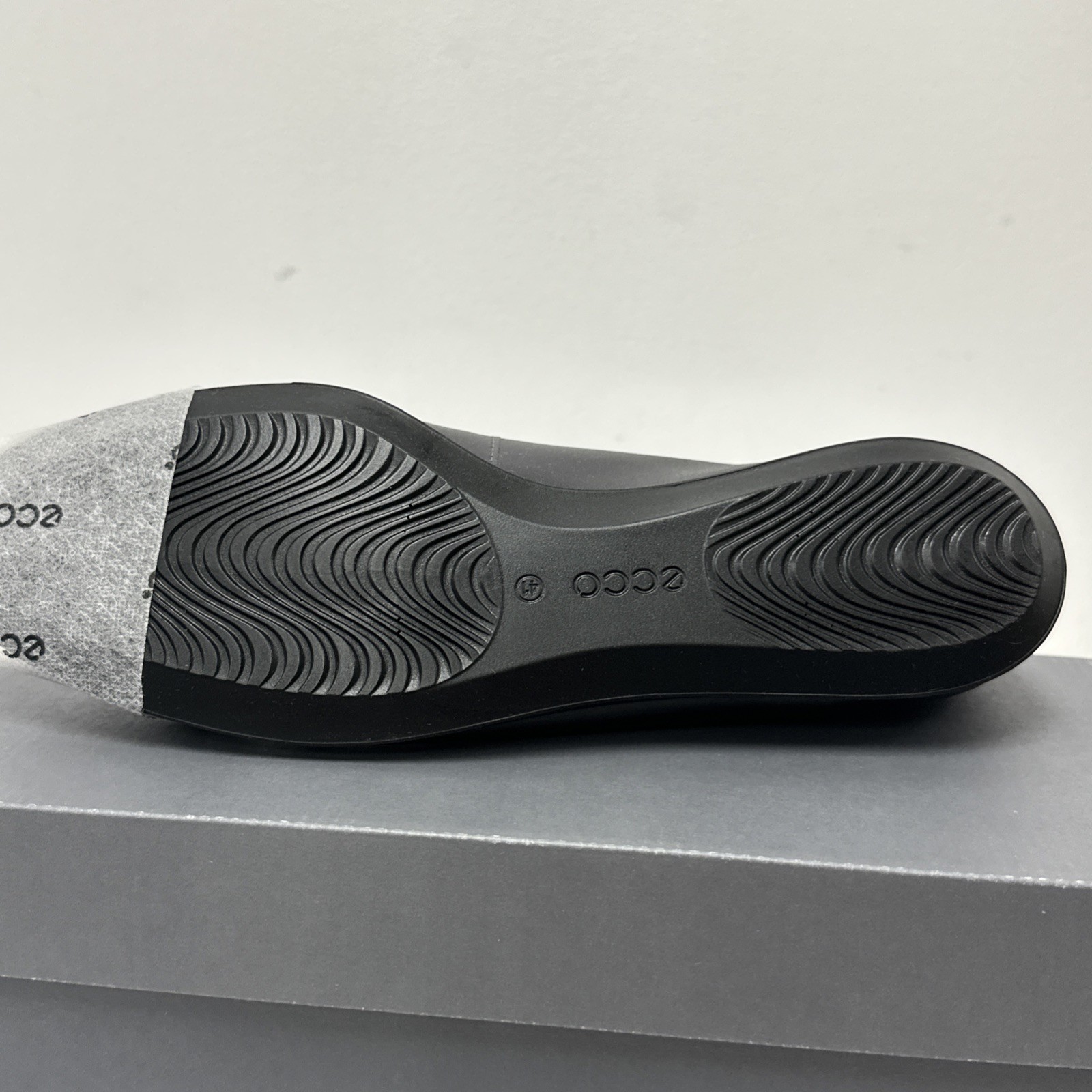 ECCO TOUCH BALLERINA FLAT | ARTICLE 271713 | HEAVY SILVER 61018 | SIZE 10-10.5US