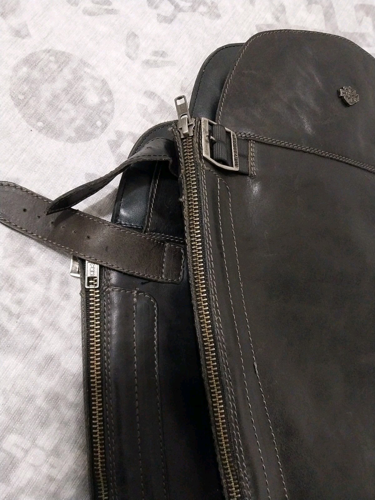 Harley-Davidson Women’s Size 7.5 Monique 19.5-Inch Tall Black Boots D83666