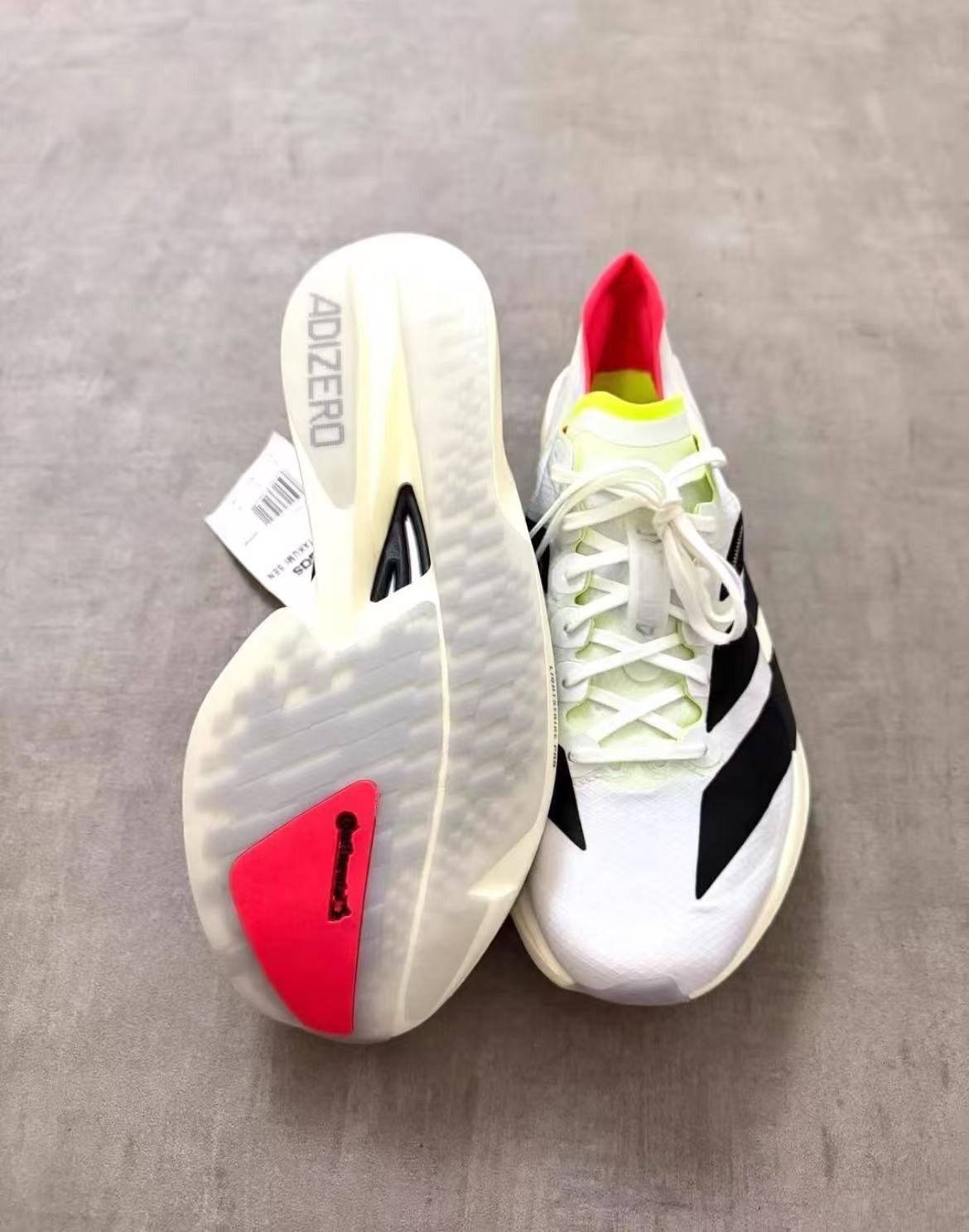 Adidas Adizero Adios Pro 4 White Black Running Shoes Women’s Size