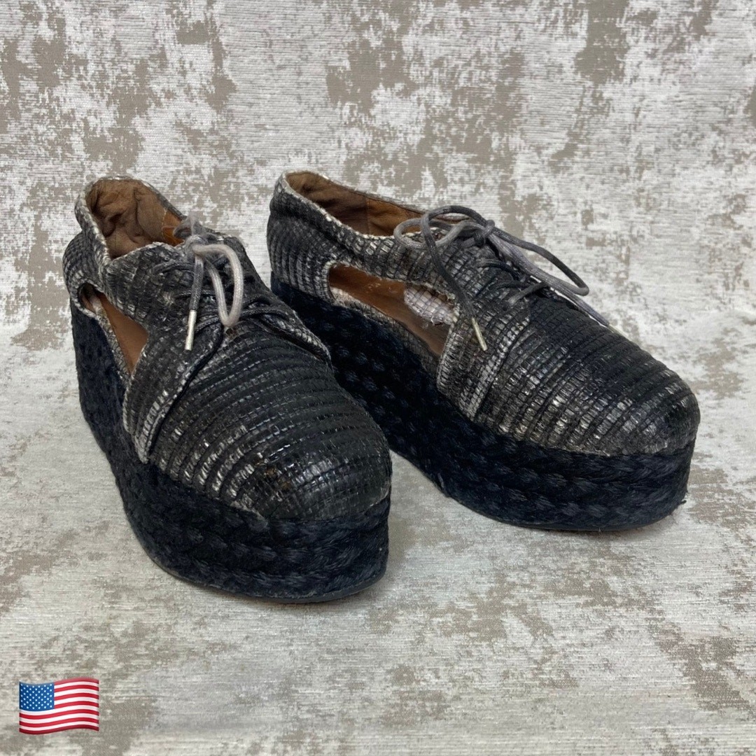 Jeffrey Campbell Tahiti Last Platform Espadrille in Grey Heather