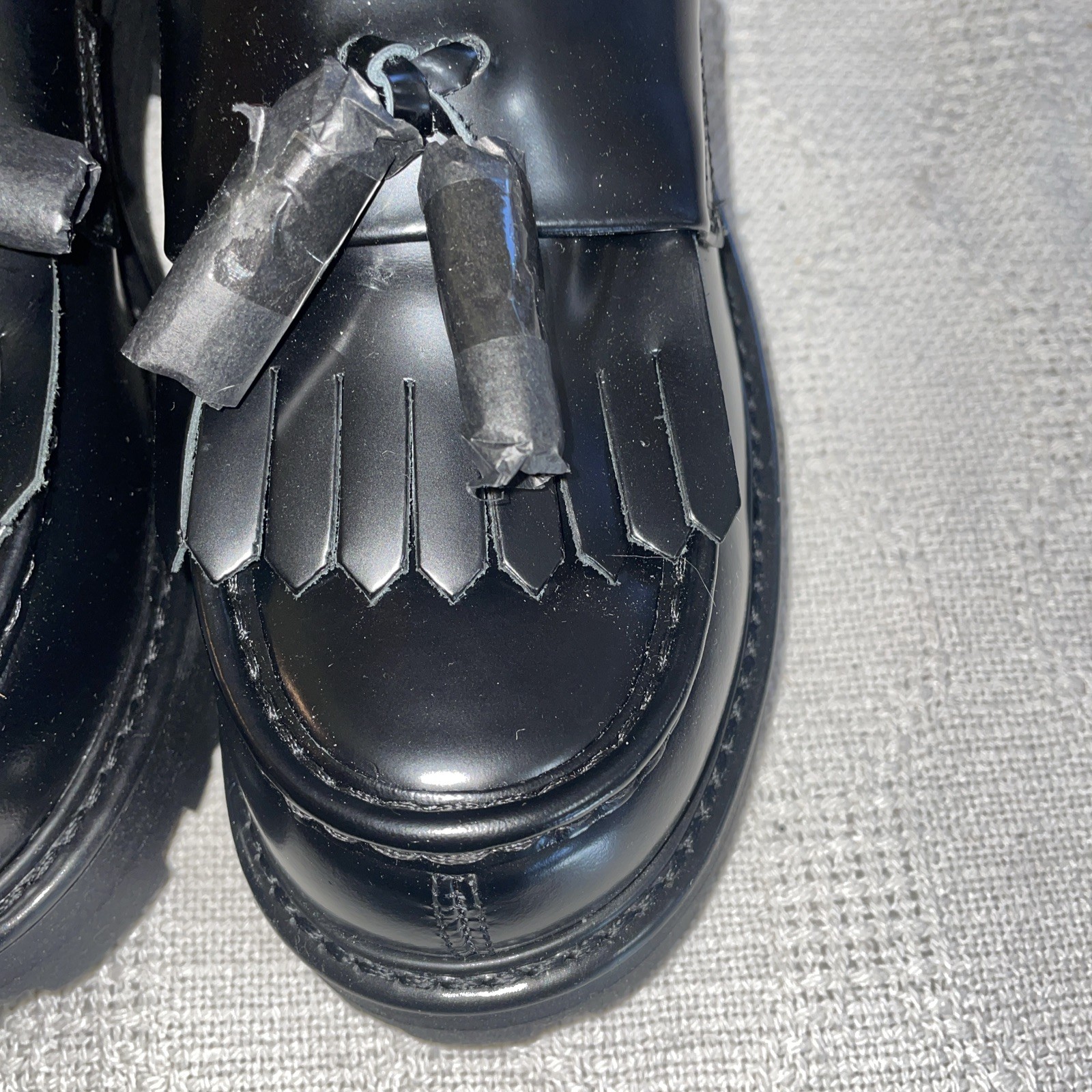 Vagabond Platform Loafers Womens Size 9 M Black Leather Going Out Party NWOB