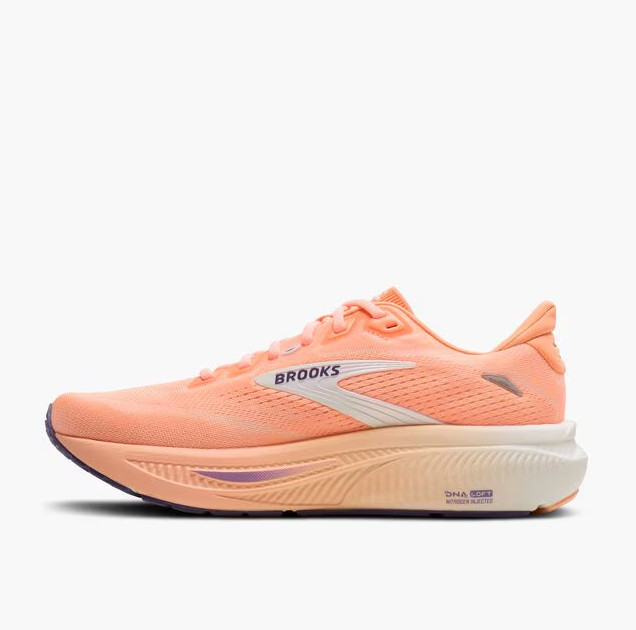 BROOKS Women’s Ghost 18 Running Shoes Peach/Grape/Coconut New