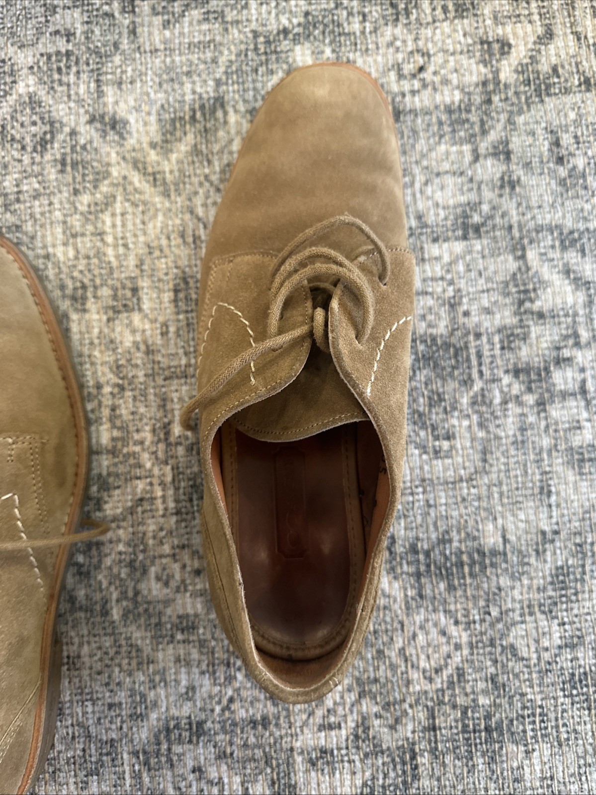 Coach Canyon Suede Blucher Shoes Sz 8 M FSJ205