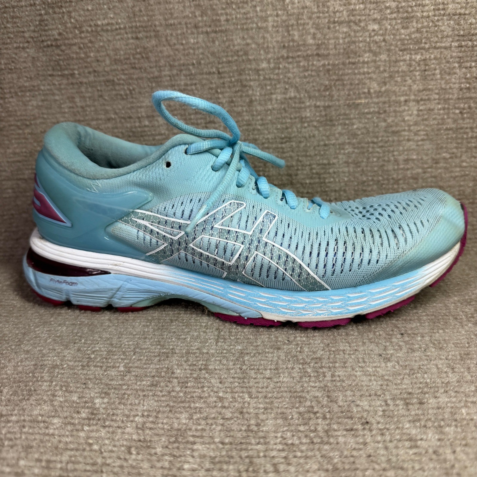 ASICS GEL-KAYANO 25 Womens 9 Blue Running Shoes 1012A026