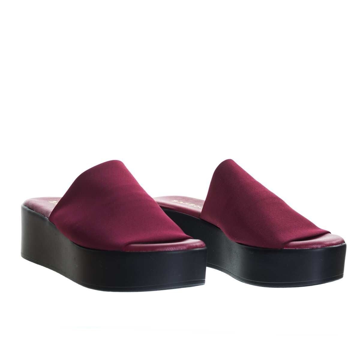 Women’s Women’s Slinky Platform Sandal Low Wedges Stretch Slide Bamboo Bonus-02