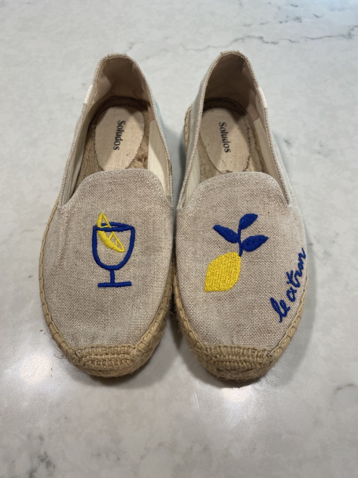 Soludos Le Citron Espadrilles Size 7