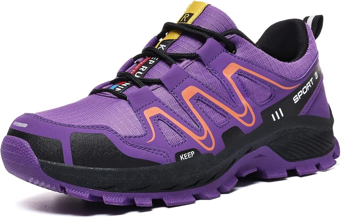 Waterproof Hiking Shoes for Women Lightweight Non-Slip Trails Walking Shoes