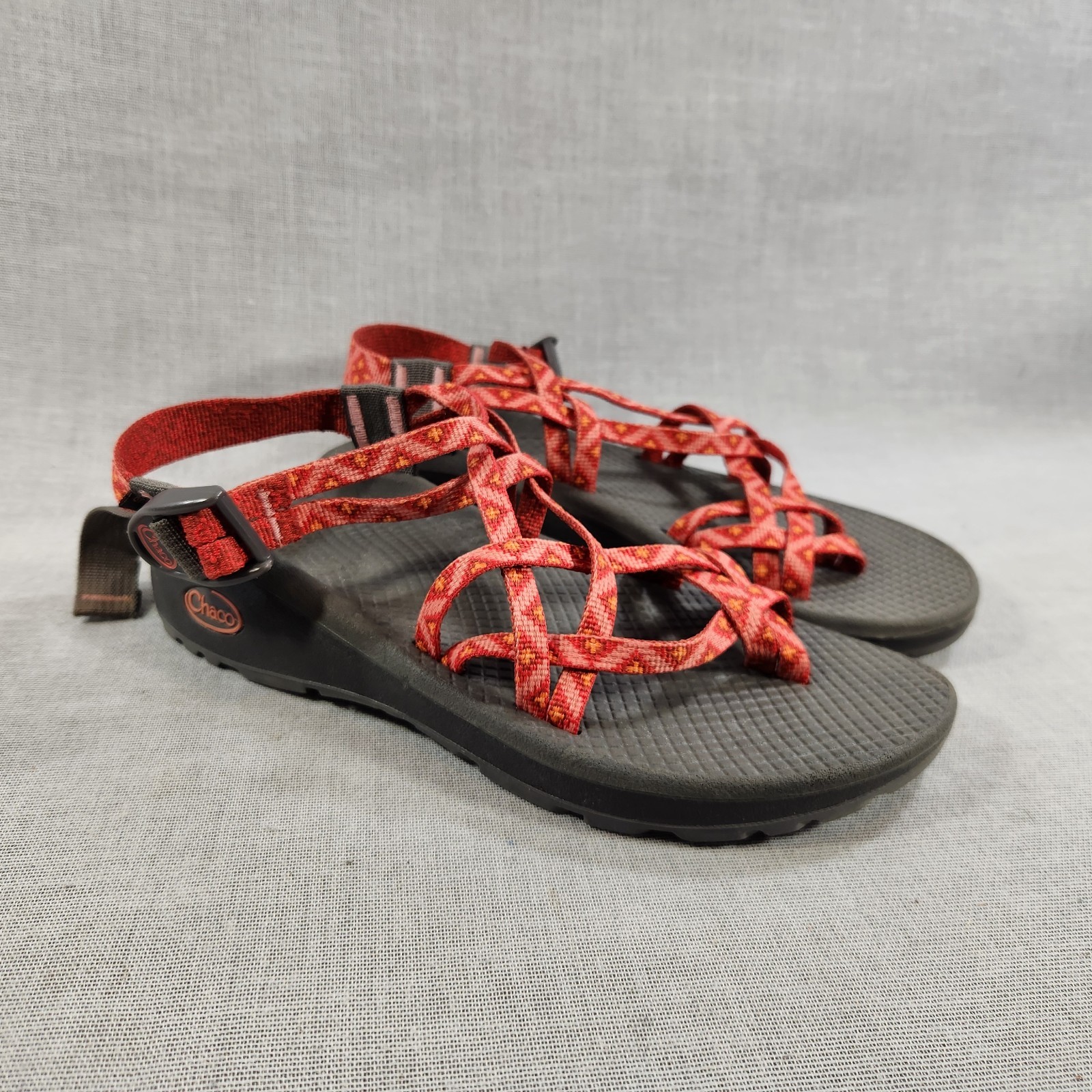 Chaco ZCloud X2 Botanic Spicy Orange Womens Size 8 Sandals Shoes Strappy