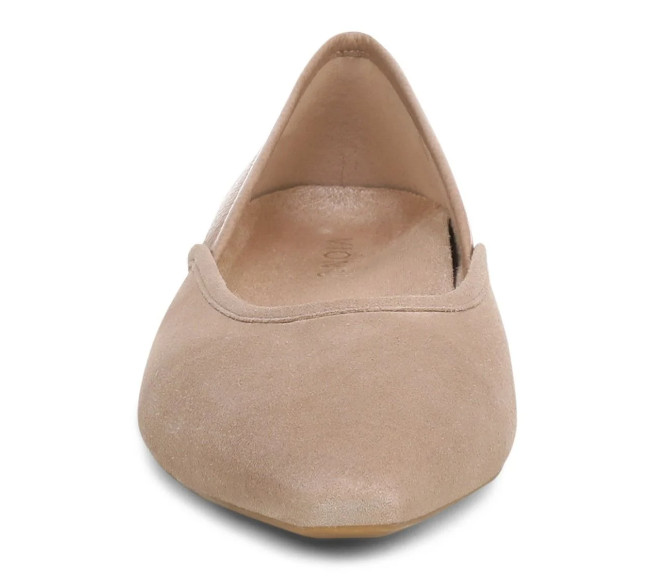 Vionic’s Gracia Ballet Flat, Desert Sand Suede