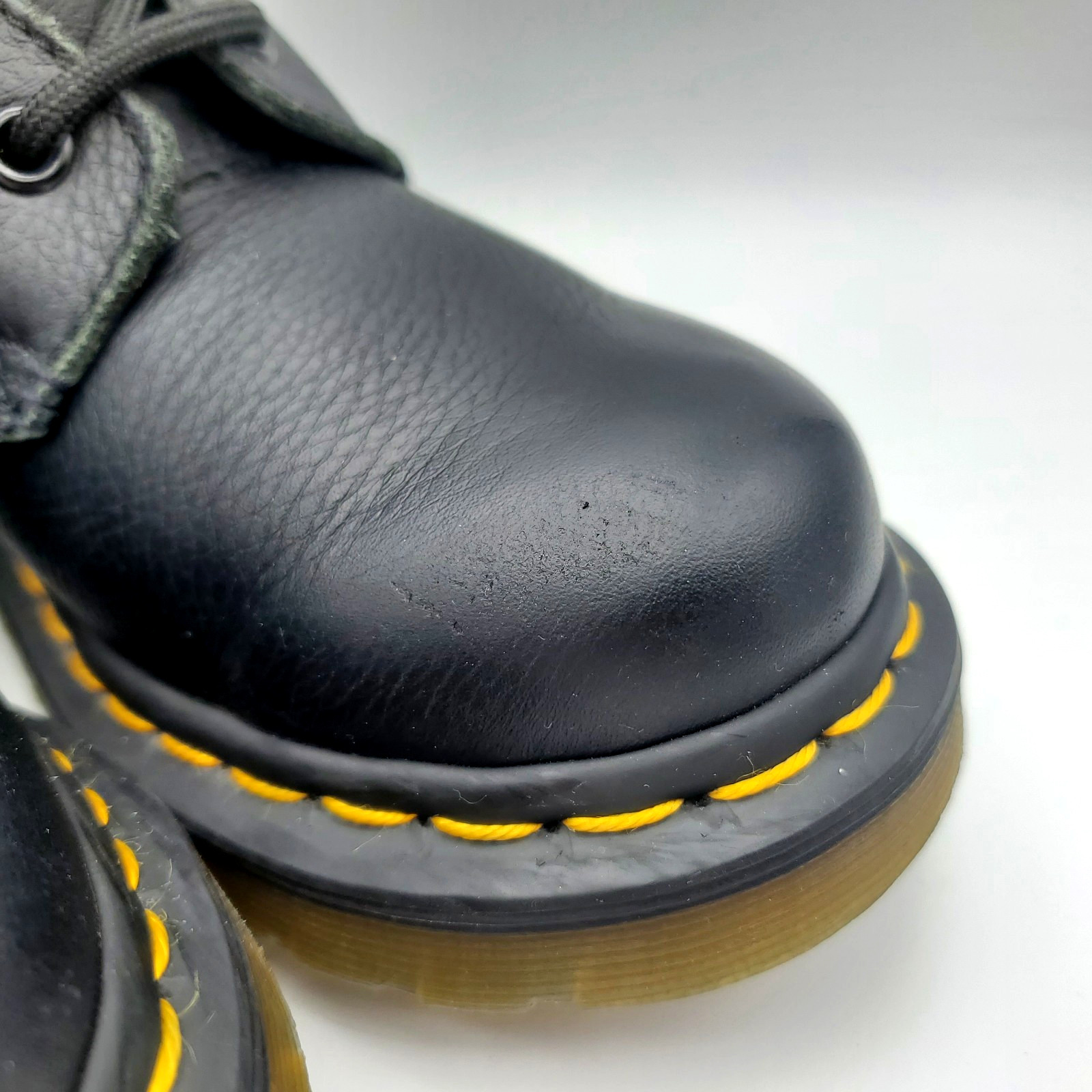 Dr. Martens 1460 Pascal Black Leather Boots, Women’s Size 6 US