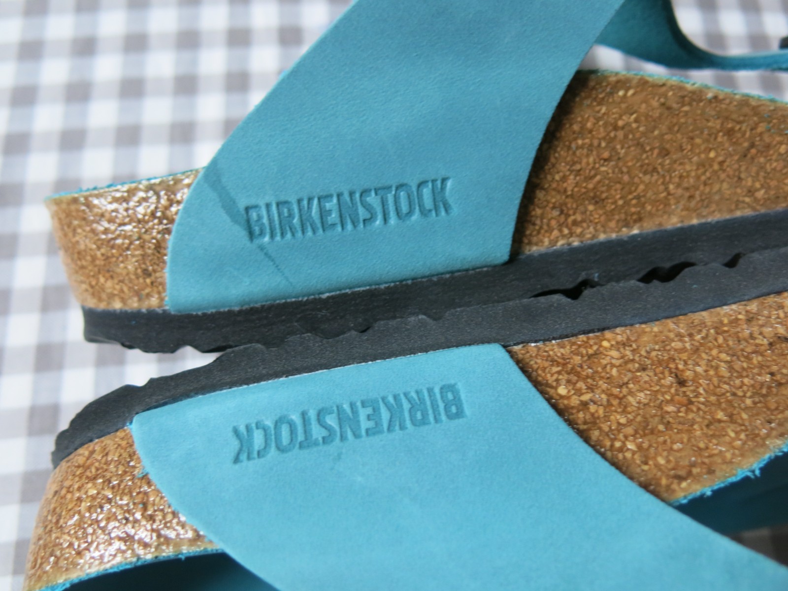 Birkenstock Gizeh Big Buckle Oiled Leather biscay bay EU 37 US6-6.5 regular/wide