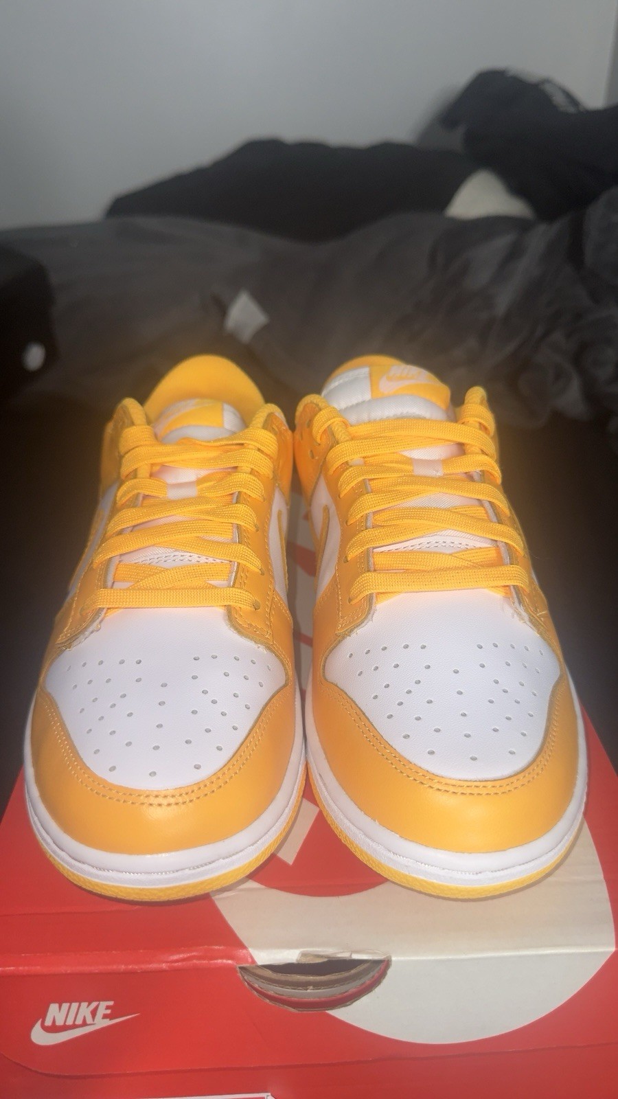 Nike Dunk Low Lazer Orange Women Size 7.5 DD1503-800