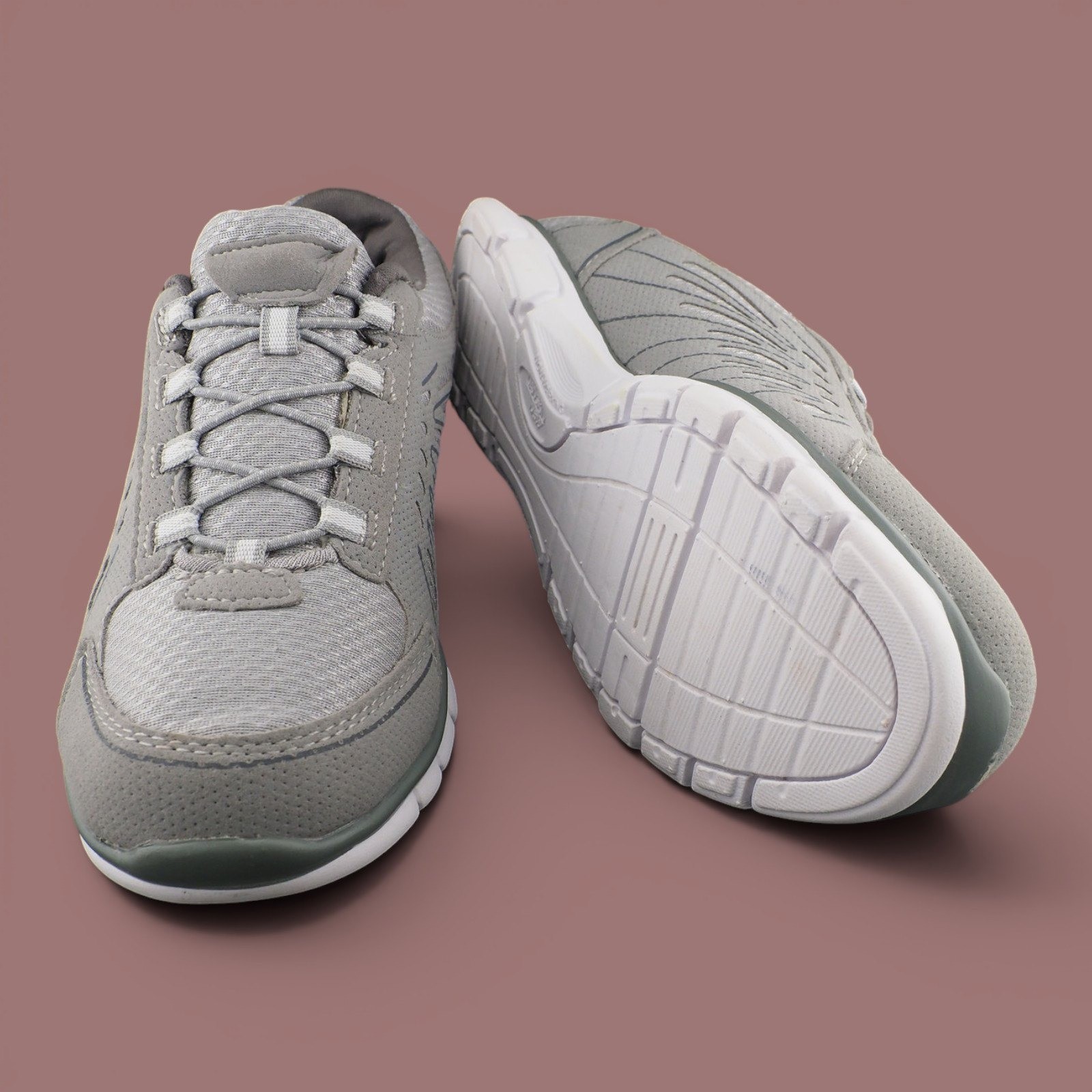 Danskin Now Womens Memory Foam Walking Shoes Gray Athletic Sneakers Size 6