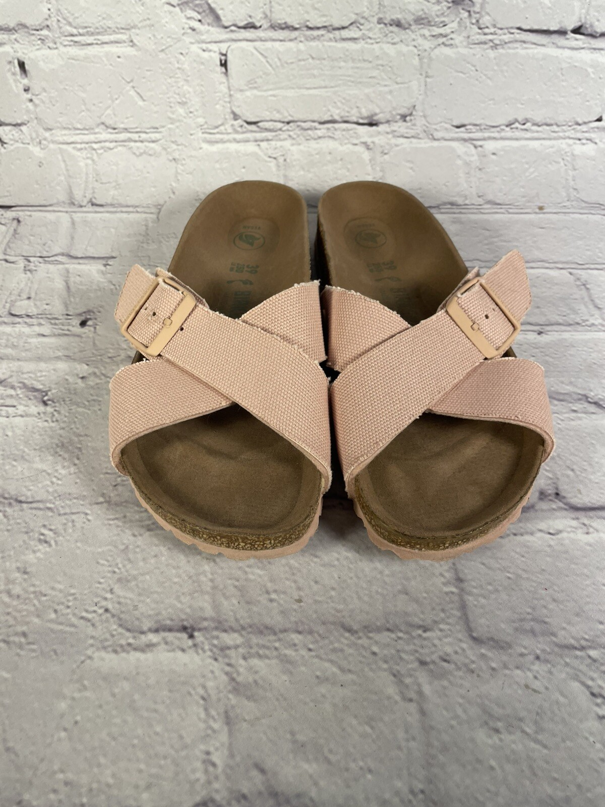 Birkenstock Women’s Size 8 EU 39 Siena Soft Pink Vegan Narrow/Reg Sandals – LN