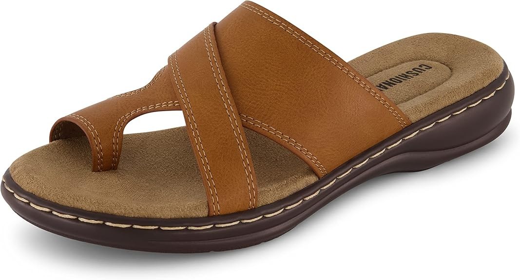 CUSHIONAIRE Women’s Blare Sandals Tan Size 6M Brand New!
