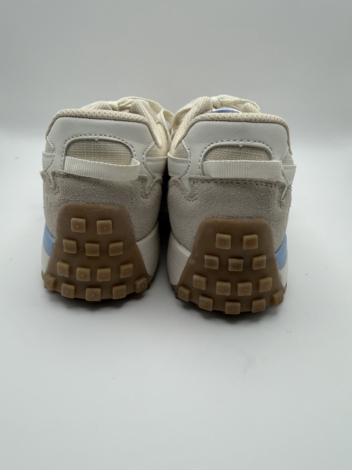 Reebok Classic Leather Lifestyle Sneakers Women’s Size 7.5 Cream Beige Blue