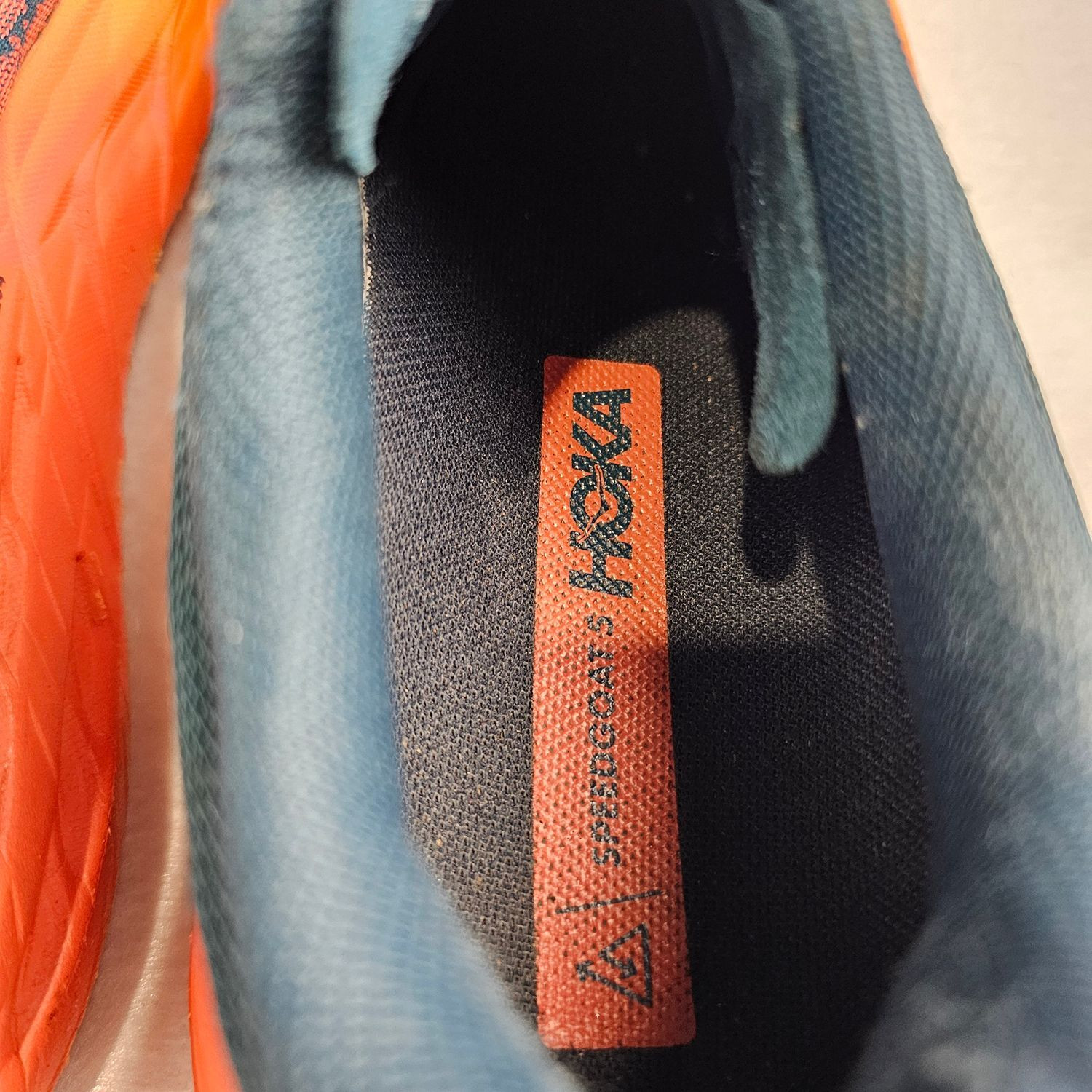 Hoka Speedgoat 5 Women’s Trail Running Shoes Size 8.5B Blue Orange