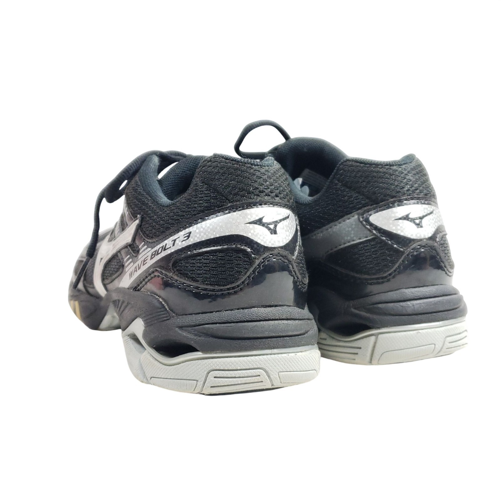 Mizuno Wave Bolt 3 Womens Size 9.5 Volleyball Shoes Black/Silver