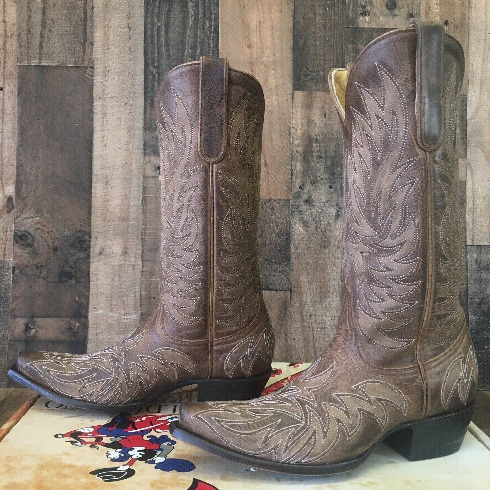 Old Gringo YL355-2 Troy 13” Cowboy Western Boots Womens 7.5 B