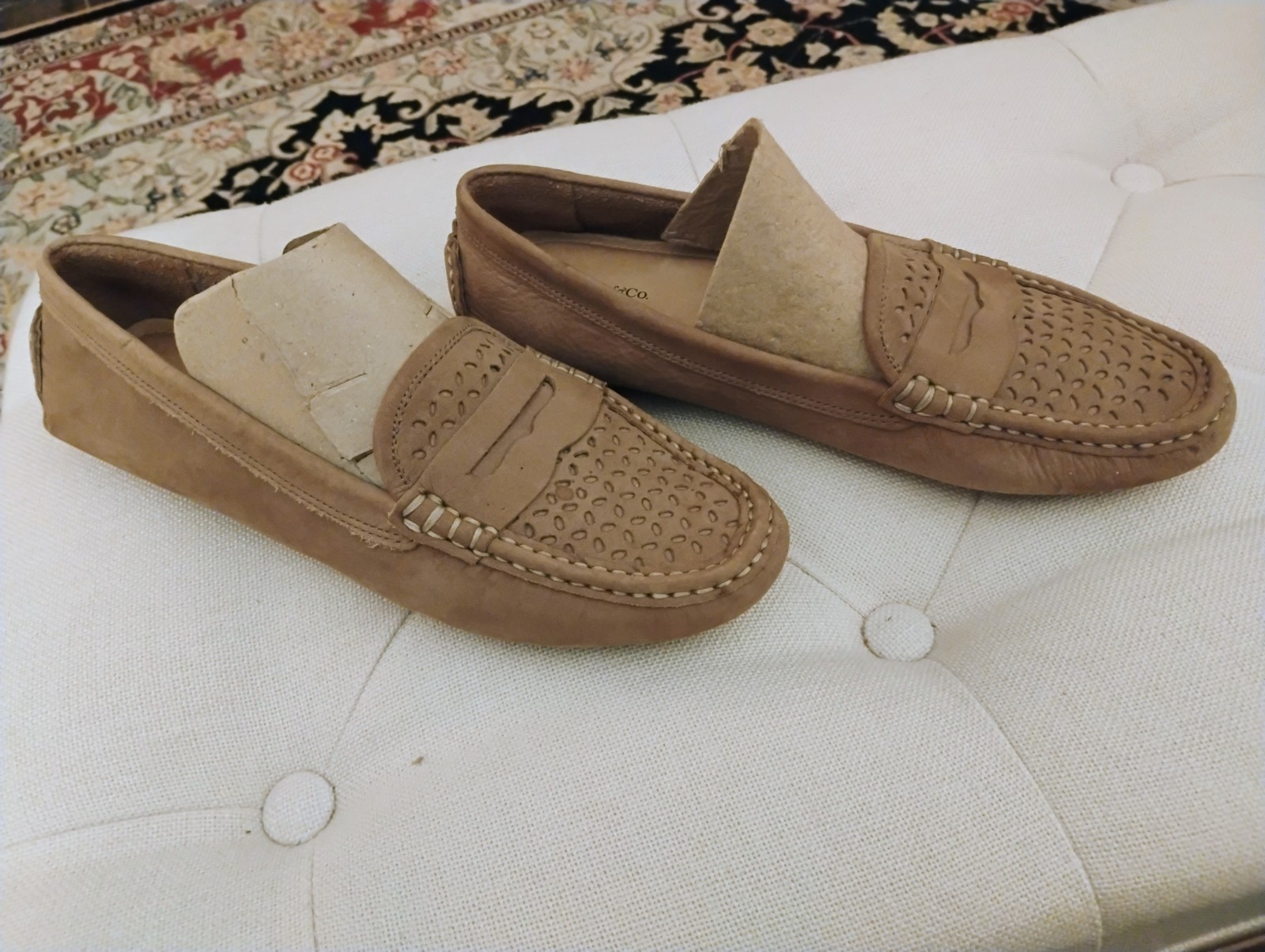 Women’s G H Bass & Co Suede Leather Weejun Valorie Mocs- Size 9- Brand New
